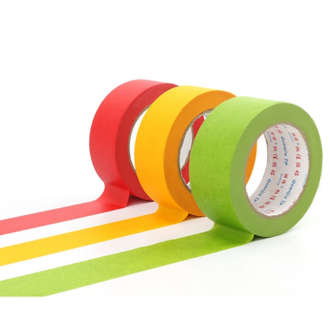 Cinta adhesiva coloreada para protección contra altas temperaturas para automóviles